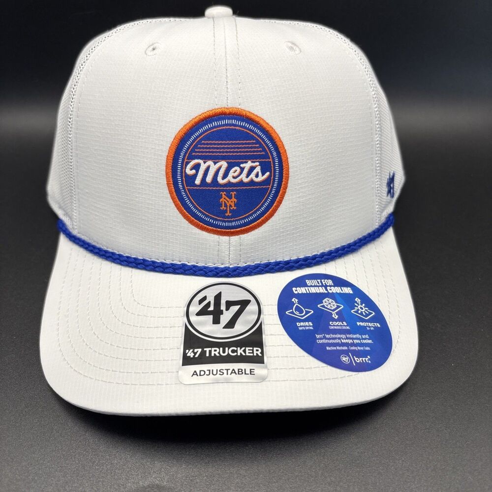 '47 Brand New York Mets Fairway brrr° Trucker Adjustable Rope Golf Hat